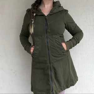 Prairie underground long cloak hoodie